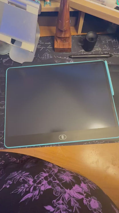 Kids LCD Doodle Board – Rainbow Writing Tablet For Travel, Car Rides & Quiet Time