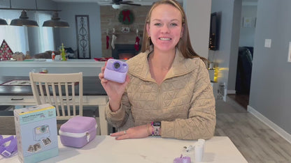 Kids Instant Print Camera– Snap, Record & Print Photos In Seconds